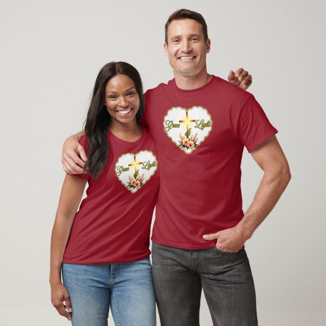 Grace and Light – Christian Easter - camiseta (Unisexo)