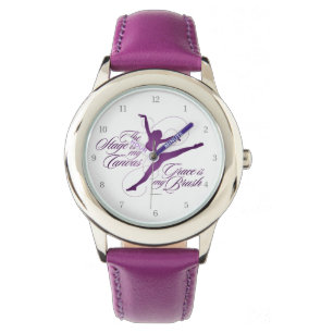 Grace es mi cepillo (baile) reloj de pulsera