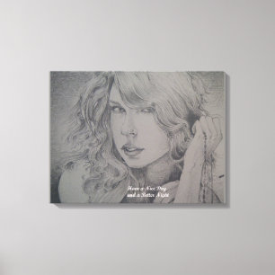 Grace in Ash: Retrato de impresión de tela de bell