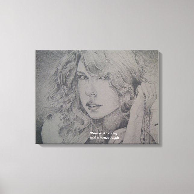 Grace in Ash: Retrato de impresión de tela de bell (Anverso)