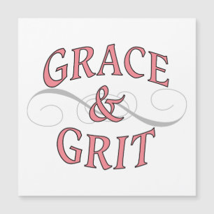 Grace y Grit en rosa y gris