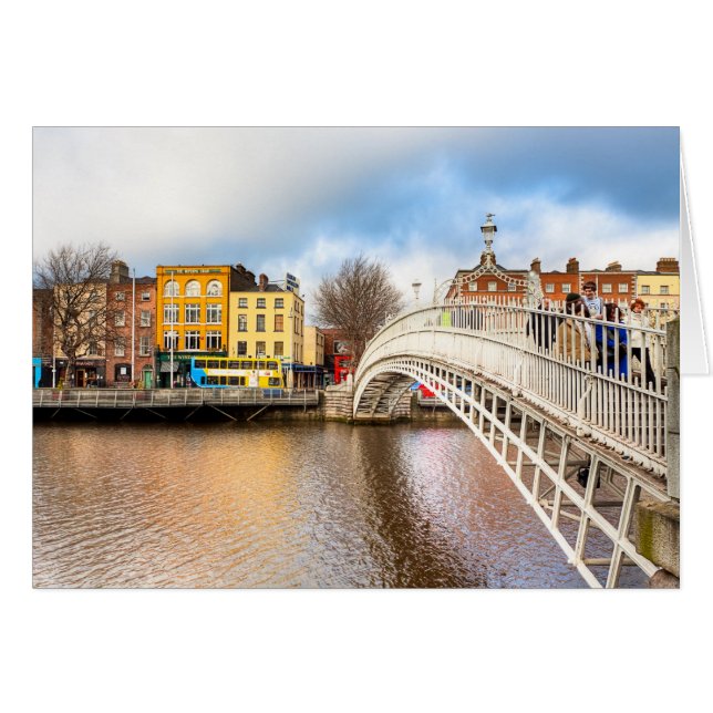 Graceful Ha'Penny Bridge - Dublín, Irlanda (Anverso (Horizontal))