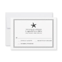 Graceus Starfish Black | RSVP de boda