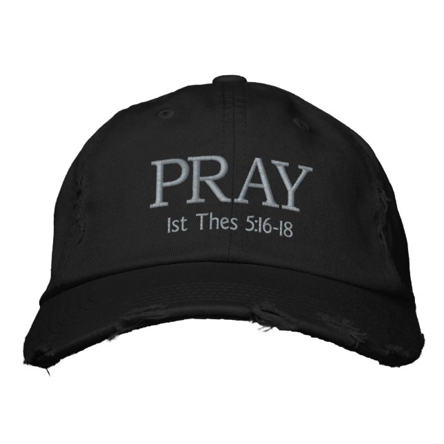 GraceWear - Gorra Pray - Pellizque rosa (Anverso)