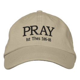 GraceWear - Gorra Pray - Stitching negro