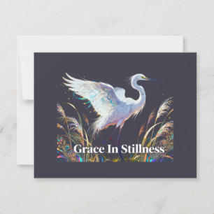 "Gracia En Quietud" Invitación de Garza Fantasía