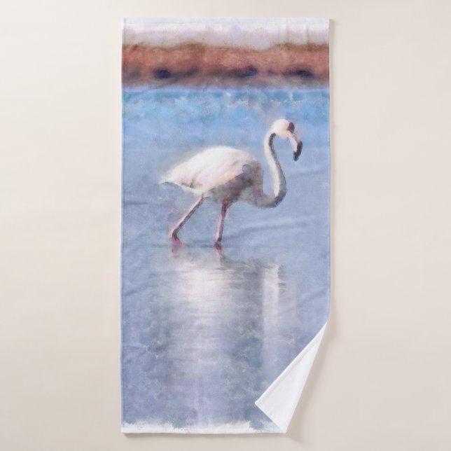 Gracia Flamingo Y Agua De Belleza (Toalla de baño)