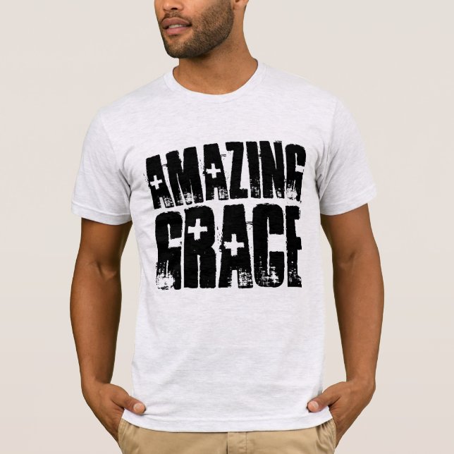 GRACIA INCREÍBLE, camisetas cristianas (Anverso)