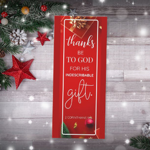 Gracias a Dios 2 Corinthians 9:15 Marcador