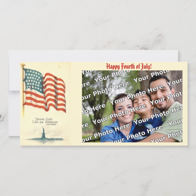 Gracias a Dios que soy una tarjeta de fotos estado (Anverso)