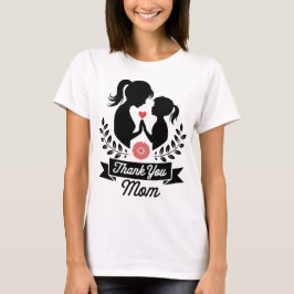 Gracias a la camiseta de las mujeres de mamá - reg