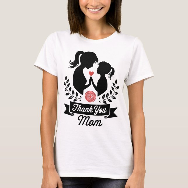 Gracias a la camiseta de las mujeres de mamá - reg (Anverso)