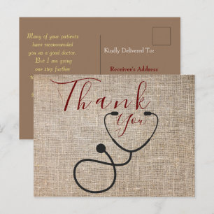 Gracias a la postal del médica