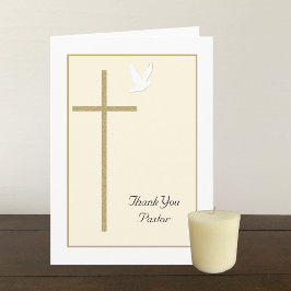 Gracias a la tarjeta del pastor