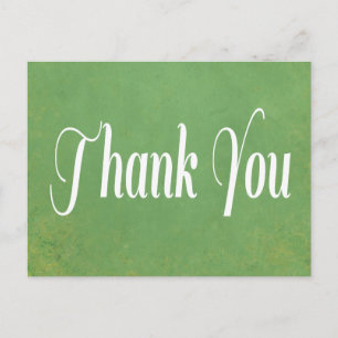 Gracias a la tarjeta postal de Boda verde angustia