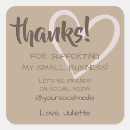 Gracias a las etiquetas del corazón medios sociale