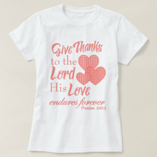 Gracias a los Camisetas de Lord Bible Verse
