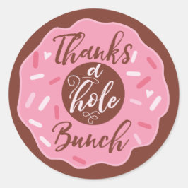 Gracias A Los Pegatinas De Donut Rosa De Hole Bunc