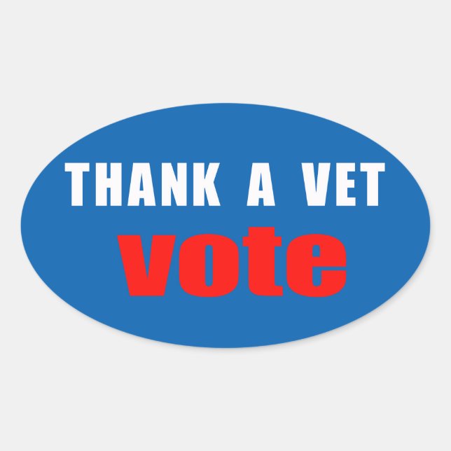 Gracias A Los Pegatinas De Votación Votatoria (Anverso)