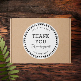 Gracias a los Pegatinas del patrón de amor clásico