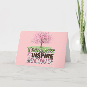 Gracias a los profesores, tarjetas de felicitación