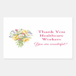 Gracias a los trabajadores sanitarios Pegatinas de