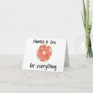 Gracias A Lox, 4x6, Tarjeta De Saludo