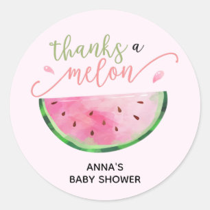 Gracias a Melon Watermelon gracias pegatina