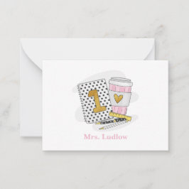 Gracias a Personalizado de bloc de notas blanco de