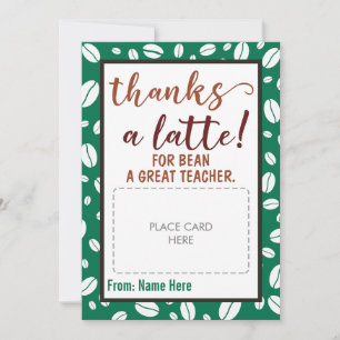 Gracias a un profesor latte titular de una tarjeta