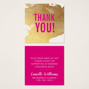 GRACIAS A USTED glam luxe Relieve metalizado de or