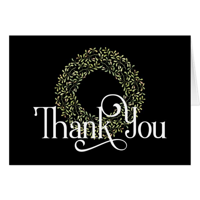 Gracias a Wreath, Navidades de la hoja verde (Anverso (Horizontal))