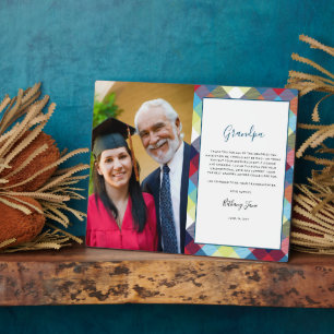 Gracias abuelo   Marco fotográfico de plástico