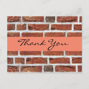 Gracias al nuevo cliente. Postal