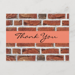 Gracias al nuevo cliente. Postal