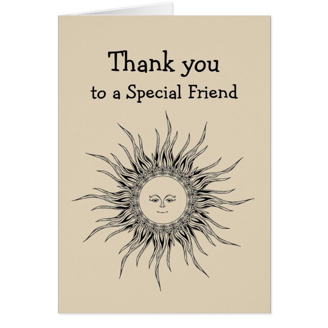 Gracias amigo mi hora más oscura como la luna (Frente)