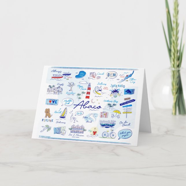 Gracias anotar tarjetas 'The ABC's of Hopetown' (Anverso)