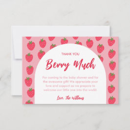 Gracias Berry Muchísimas Tarjetas Baby Shower