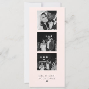 Gracias Boda de fotos rosadas de Rubor
