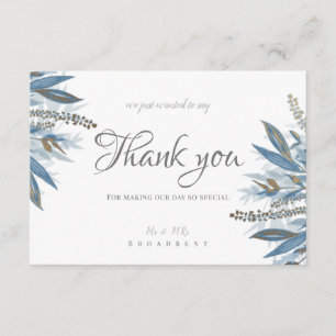 Gracias boda de tarjetas de preferencia