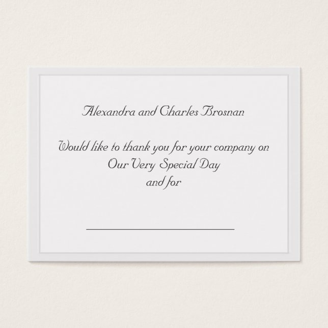 Gracias, Boda Gift (Frente)