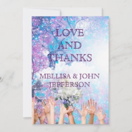 Gracias Boda Invitación a la boda personalizada