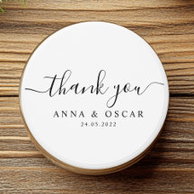 "Gracias Boda Mini Velas - Elegantes favores de