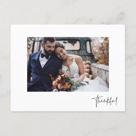 Gracias Boda moderno de fotografía por tu postal