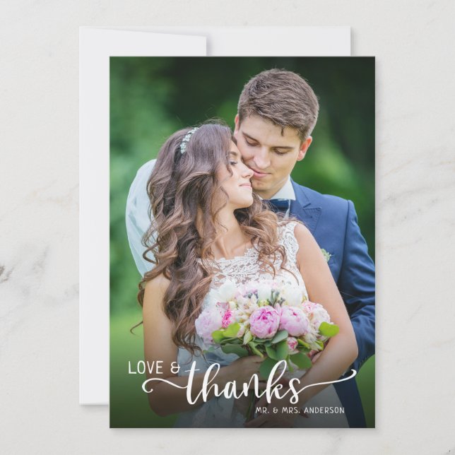 Gracias Boda por el amor y el agradecimiento a man (Anverso)