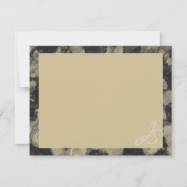 Gracias boda por las sombras de las tarjetas de or