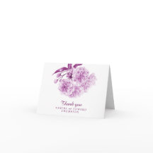 Gracias boda tarjeta de foto de la flor de primave