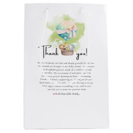 Gracias Bolsa de regalo en la revelación de género