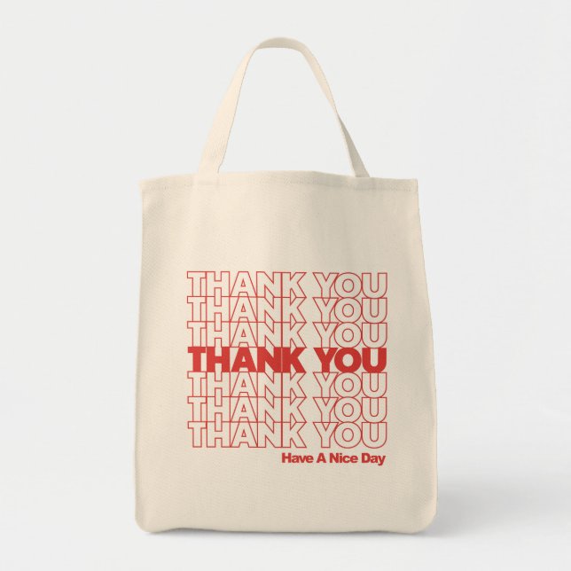 Gracias bolso de ultramarinos (Frente)