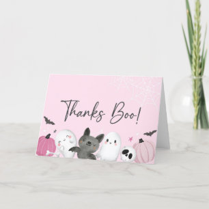 ¡Gracias Boo! Tarjeta de agradecimiento de Hallowe
